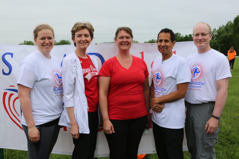 Dr. Susan Kok, Dr. Sharonne Hayes, Jill Boyum,
Dr. Rajiv Gulati, Dr. Timothy Olson Mayo Clinic SCAD Research Team