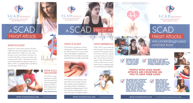SCAD Awareness Brochures SCAD Awareness Brochures