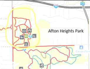 battle creek regional park map