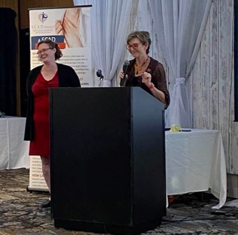 Dr. Patricia Best and Dr. Sharonne Hayes